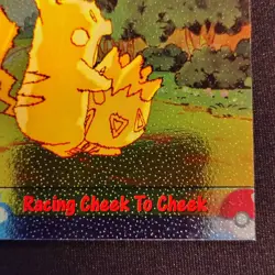 Topps Pokemon Pikachu’s Vacation Racing Cheek To Cheek Holo Foil Card - Image 5