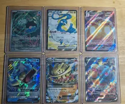 Pokemon Full Art Lot 6 Cards Total Near Mint Condition - Image 1