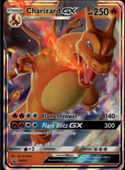 Charizard GX Promo SM Promos SM211 Fire Pokemon Card TCG - Image 1