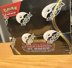 Phantasmal Flames Booster Box Pokemon TCG Trading Card Game New Sealed English - Image 2
