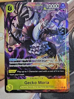 One Piece TCG OP14-104 Gecko Moria AA Alt Art Card Game ENGLISH Ship 1 Day NM - Image 1