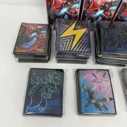 Pokemon Mega Charizard 65 Card Sleeves & Deck Box Sealed Lot Bonus Suprise Items - Image 2