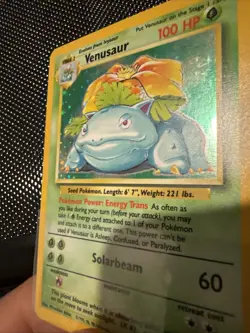 Pokemon TCG Venusaur Holo Rare Card Base Set 1999 - Image 4