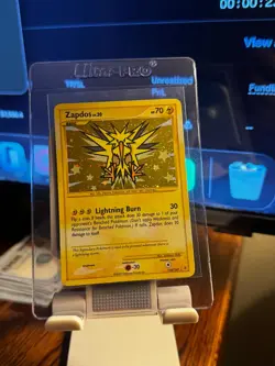 Zapdos 150/147 Platinum Supreme Victors Pokemon Card Holo Foil Secret Rare MP - Image 1