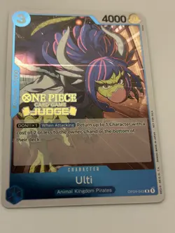 Ulti (Judge Pack Vol. 3) OP04-043 One Piece Promotion Cards Foil - Image 1