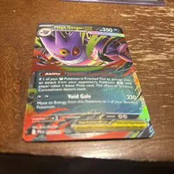 Pokemon Card Mega Gengar ex 056/094 Phantasmal Flames Double Rare Near Mint - Image 2