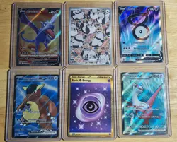 Pokemon Full Art Lot 6 Cards Total Near Mint Condition - Image 1