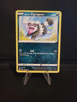 Pokemon: Fusion Strike - Galarian Zigzagoon 159/264 - Crimp Error Card - Image 1