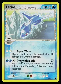 Pokemon Card - Latios Holon Phantoms 22/110 Rare Non-Holo - Image 1