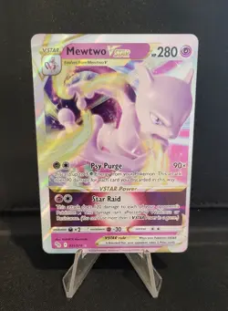 Pokemon: Pokemon GO - Mewtwo VSTAR 031/078 - Miscut Error Card - Image 1