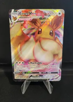 Pokemon: Shining Fates Promo - Eevee VMAX SWSH087 - Crimp Error Card - Image 1