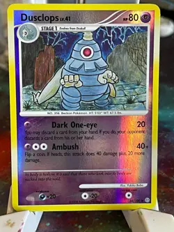 POKEMON DUSCLOPS 34/100 UNCOMMON REVERSE HOLOFOIL STORMFRONT NM CARD - Image 1
