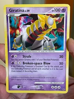 POKEMON GIRATINA LV.59 27/127 RARE PLATINUM NM CARD - Image 1