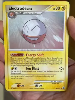 POKEMON ELECTRODE LV.42 26/132 RARE SECRET WONDERS NM CARD - Image 1