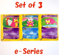 Slowpoke Slowbro Slowking 004 005 006/T Trainers Magazine Japanese Pokemon Card - Image 1