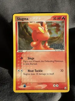 Pokemon Card - Slugma Team Rocket Returns 77/109 Reverse Holo Stamped NM - Image 1