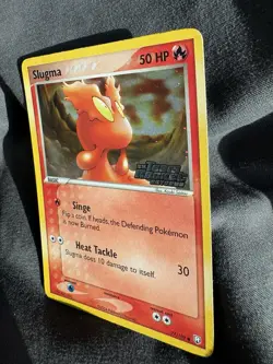 Pokemon Card - Slugma Team Rocket Returns 77/109 Reverse Holo Stamped NM - Image 2