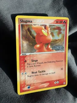 Pokemon Card - Slugma Team Rocket Returns 77/109 Reverse Holo Stamped NM - Image 3