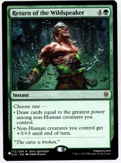 Return of the Wildspeaker 172/269 Non Foil The List Reprints MTG Near Mint - Image 1