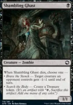 Shambling Ghast Adventures in the Forgotten Realms (AFR) 119 MTG Regular - Image 1