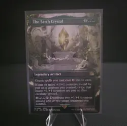 Magic The Gathering The Earth Crystal (Borderless) Final Fantasy Regular - Image 1
