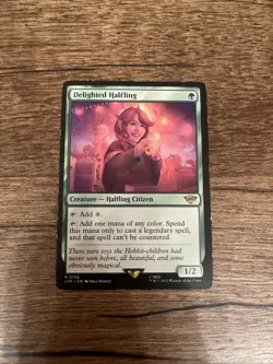 Delighted Halfling | The Lord Of The Rings: Tales Of Middle Earth | MTG | WOTC - Image 1