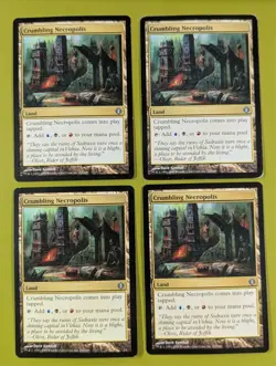 Crumbling Necropolis x4 Shards of Alara 4x Playset Magic the Gathering MTG - Image 1