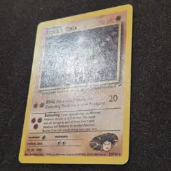 Pokemon 2000 Brock's Onix 21/132 Gym Challenge Non Holo Rare - Image 2