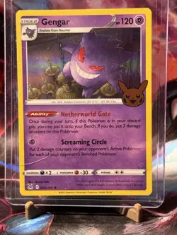 Gengar 66/196 Trick Or Trade Stamp 2023 - NM - Holo Rare - Pokemon TCG - Image 1