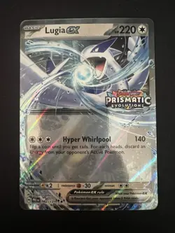 Lugia ex 082/131 Prismatic Evolutions Stamped Promo Holo Pokemon TCG Card - Image 1