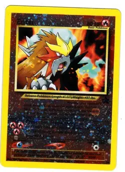 POKEMON ENTEI REVERSE HOLO BLACK STAR PROMO CARD #34 - Image 1