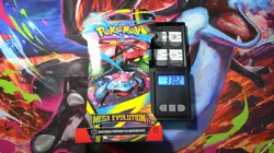 Heavy 33.16g Pokemon Mega Evolutions SLEEVED BOOSTER PACK - Image 1