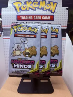 Sun & Moon Sealed 3x Unified Minds Fun Packs Pokemon TCG - Image 1