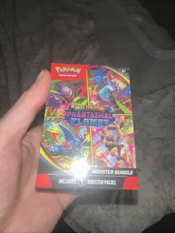 Pokemon TCG Mega Evolution Phantasmal Flames Booster Bundle Sealed 6x Boost Pack - Image 1