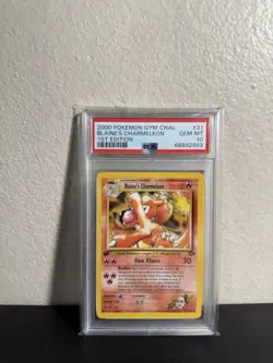 Pokemon 2000 Gym Challenge Blaine’s Charmeleon First Edition #31 PSA 10 - Image 1