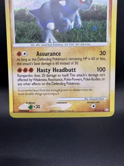 Pokemon TCG Rampardos 33/123 (Cosmos Holo) Deck Exclusive Holo MP - Image 4