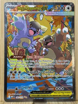 Pokemon TCG Mega Kangaskhan EX 182/132 Holo Rare ME01 Mega Evolution - Image 2