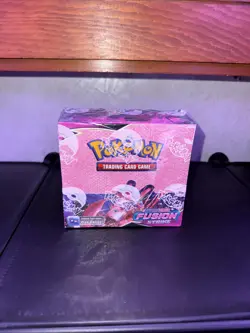 Pokemon TCG Sword Shield Fusion Strike Booster Box Sealed - Image 1