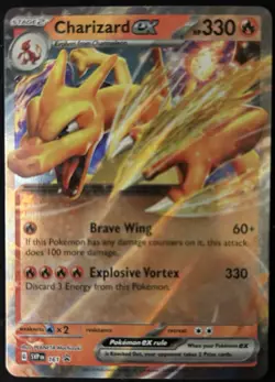 Pokemon TCG: 2024 Scarlet & Violet Black Star Promo Charizard EX (SVP 161) - Image 1