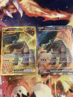 Pokemon Paldea Evolved Ting-Lu ex Full Art 243/193 & Full Art Gold 275/193 (LP) - Image 1