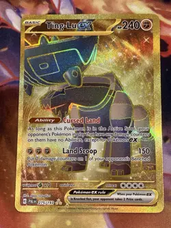 Pokemon Paldea Evolved Ting-Lu ex Full Art 243/193 & Full Art Gold 275/193 (LP) - Image 2