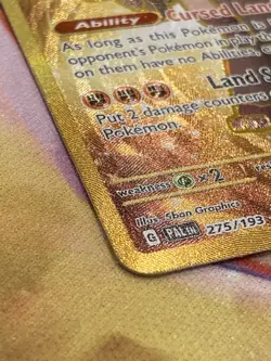 Pokemon Paldea Evolved Ting-Lu ex Full Art 243/193 & Full Art Gold 275/193 (LP) - Image 3