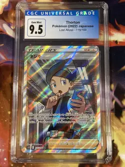 Pokemon Lost Abyss Thorton 115/100 CGC 9.5 - Image 1