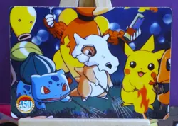 POKEMON POCKET MONSTERS VENDING PRISM STICKER 344 CLEFAIRY - Image 3