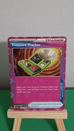 2025 Pokemon TCG Treasure Tracker PRE EN 131/131 Prismatic Evolutions Trainer - Image 1