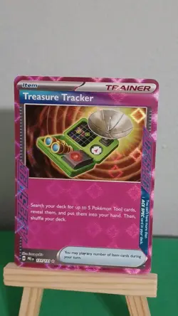 2025 Pokemon TCG Treasure Tracker PRE EN 131/131 Prismatic Evolutions Trainer - Image 3