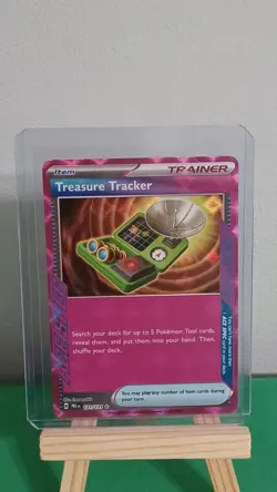 2025 Pokemon TCG Treasure Tracker PRE EN 131/131 Prismatic Evolutions Trainer - Image 5