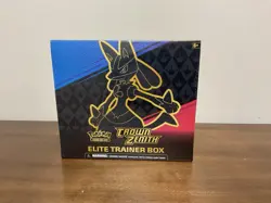 Pokemon TCG: Sword & Shield Crown Zenith Elite Trainer Box - ETB - Sealed 820650851476 - Image 1