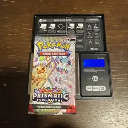 21.75g HEAVY - Pokemon TCG Prismatic Evolution Booster Pack!Possible GOD - Image 1