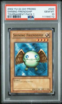 2002 Yu-Gi-Oh! Shining Friendship, Giant Flea, Oscillo Hero #2, IotT PSA Lot X4 - Image 1